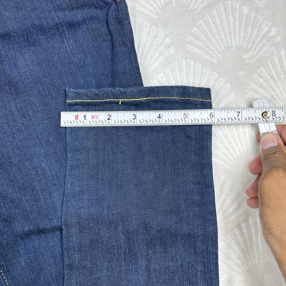 Detroit Denim Co Jeans Womens Size 25 Classic Fit Mid Rise Stretch Dark Denim - Image 3 of 4