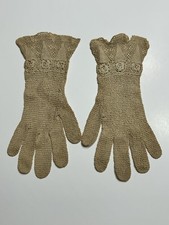 1900  s Edwardian Women  s Gloves 1920  s Crochet Lace Gloves