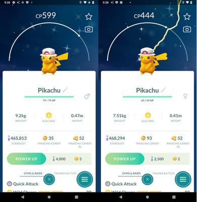 Shiny Pikachu Leaf's Hat Pikachu - Go Tour 2026 TR-DE 20k star-dust