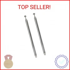 Bingfu 7 Sections Telescopic 74cm AM FM Antenna Portable Radio Antenna Replaceme