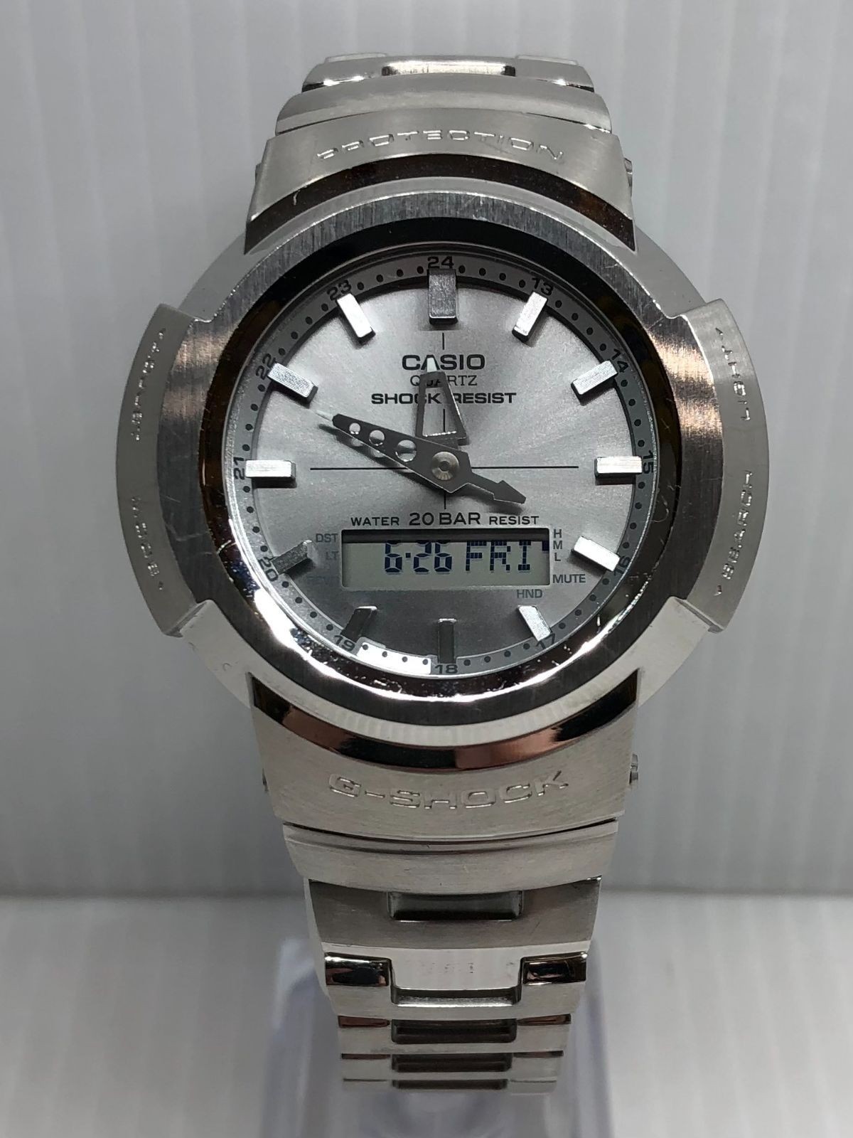 CASIO G SHOCK AWM 500D 1A8JF Watch Casio G Shock Full Metal Radio Solar