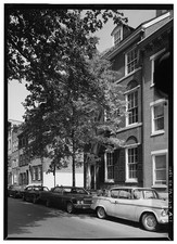 Reverend Robert Blackwell House 313 May 1972 Historic Brick Rowhouse Cars