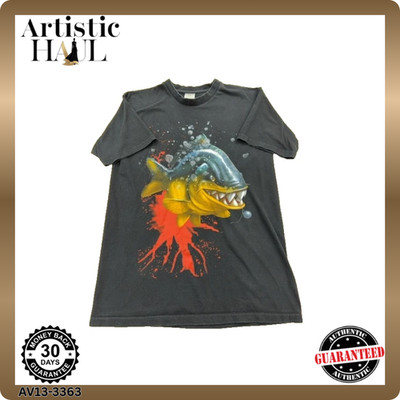 B&C Collection Unisex Black Piranha Exact 196 T-Shirt Size S
