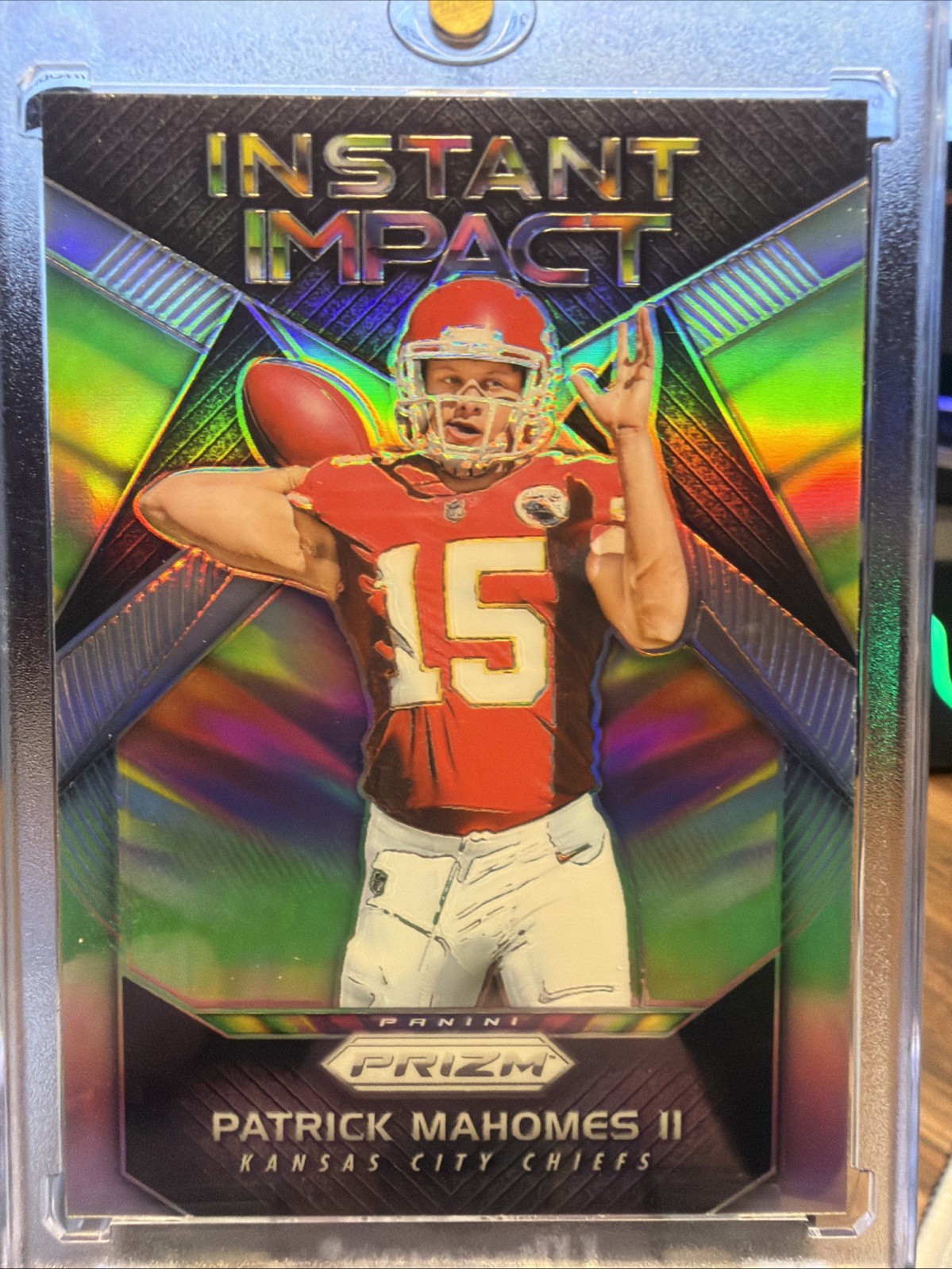 2017 Panini Prizm - Instant Impact Patrick Mahomes II #8