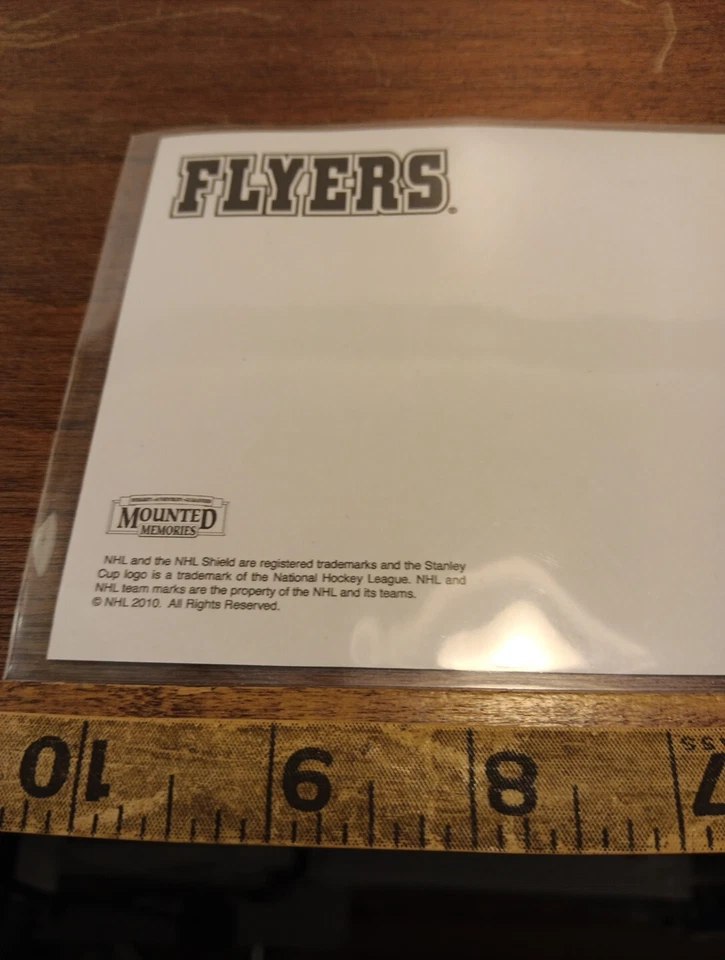 Cartão postal Philadelphia Flyers Stanley Cup final 2010 edição limitada - Imagem 3 de 4