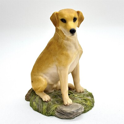 Aynsley MasterCraft England handbemalte Labrador Hund Figur 13,5 cm