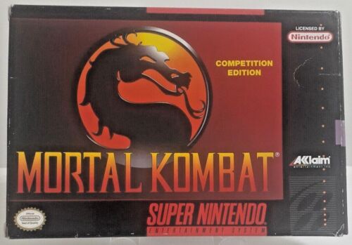 Mortal Kombat for Super Nintendo SNES Complete CIB Authentic by Acclaim  - Picture 1 of 12