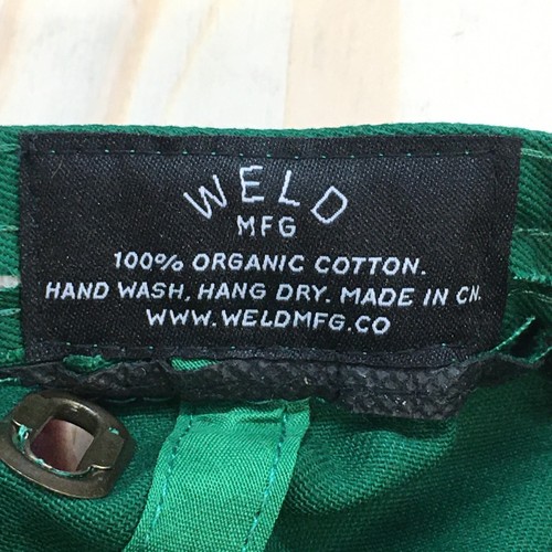 Cappellino da baseball Weld MFG Plant People da uomo verde taglia unica curvo cotone biologico - Foto 9 di 10