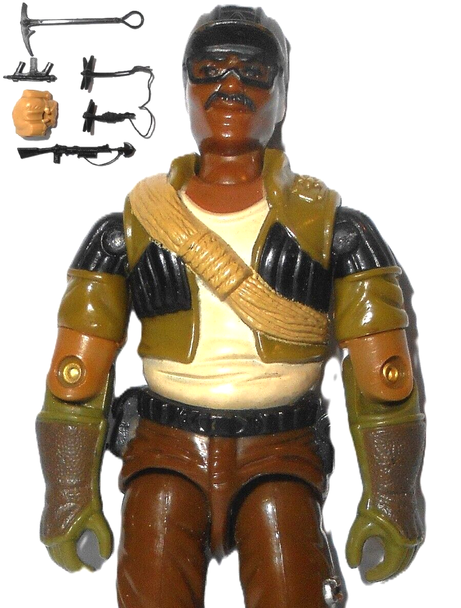 GI JOE vintage 1985 ALPINE 100% Complete gijoe v1 mountain climber