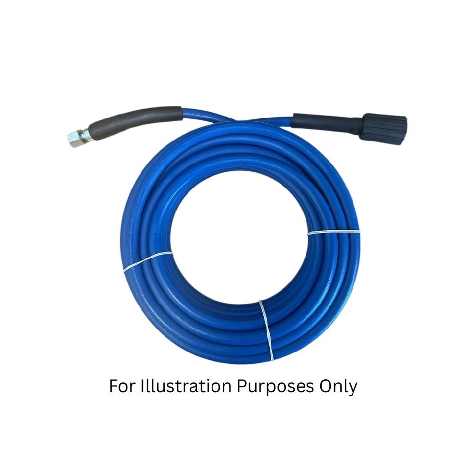 DIRECTHOSES FLEXIWASH BLACK New MacAllister MPWP140G Type Rubber Pressure Washer Hose 5/10/15/20/25/30 Mts