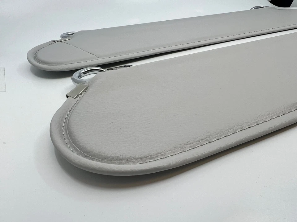 Interior Sunvisor Sun Visors Set for Jeep Wrangler YJ 87-95 Light Gray- 2 Pieces - Image 2 of 4