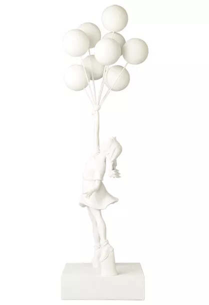 激安直営店 FLYING 白 banksy Ver. GESSO GIRL BALLOONS その他