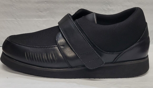 Apis Mt Emey Bunion Edema Shoes Men’s Size 11 D, 728 Black Leather/Lycra - Picture 5 of 9