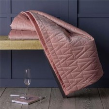 Throw Blanket Quilted Velvet Super Soft Bed Throw Blanket 150 cm x 200 cm 