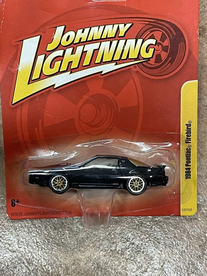 1984 Pontiac Firebird Johnny Lightning 2010 #8 Release Black & Gold Diecast 1/64 - Image 2 of 3