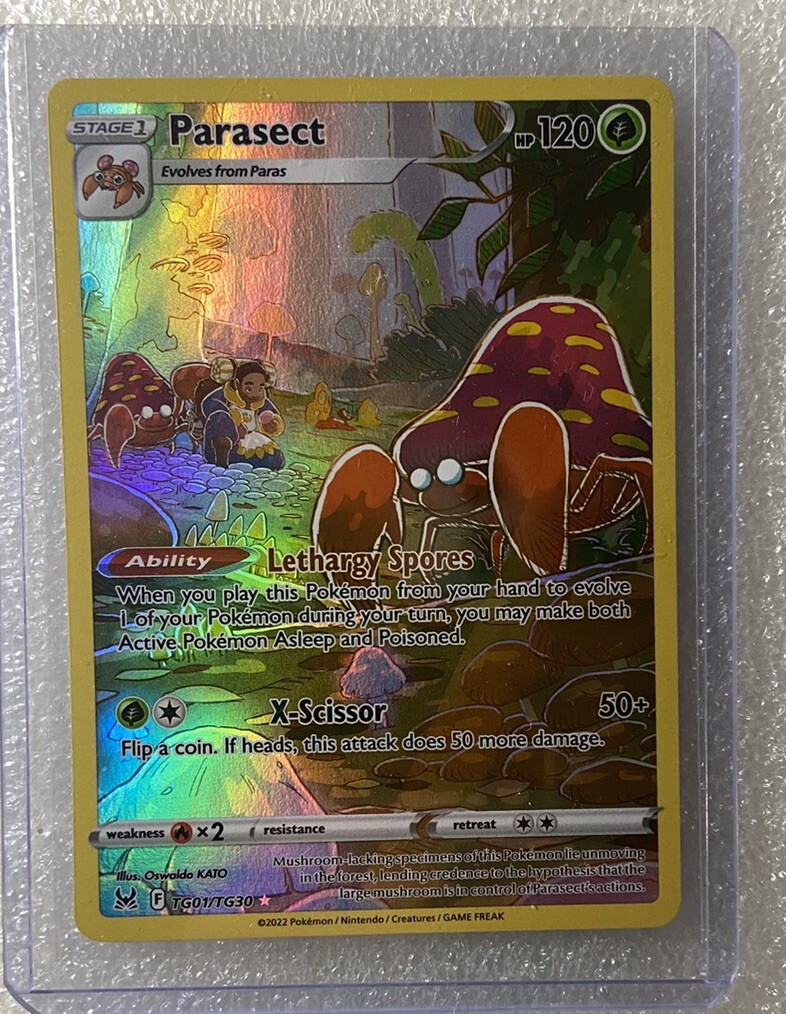 Parasect TG01/TG30 Lost Origin Trainer Gallery NM Ultra Rare Pokemon Card