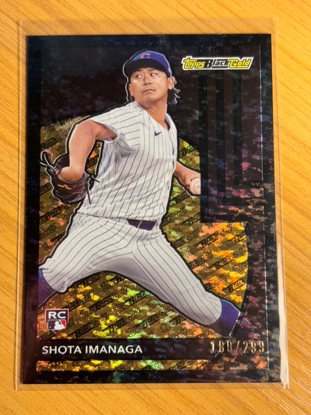 2024 Topps Update Series - Topps Black Gold Black #BG-18 Shota Imanaga /299 (RC)
