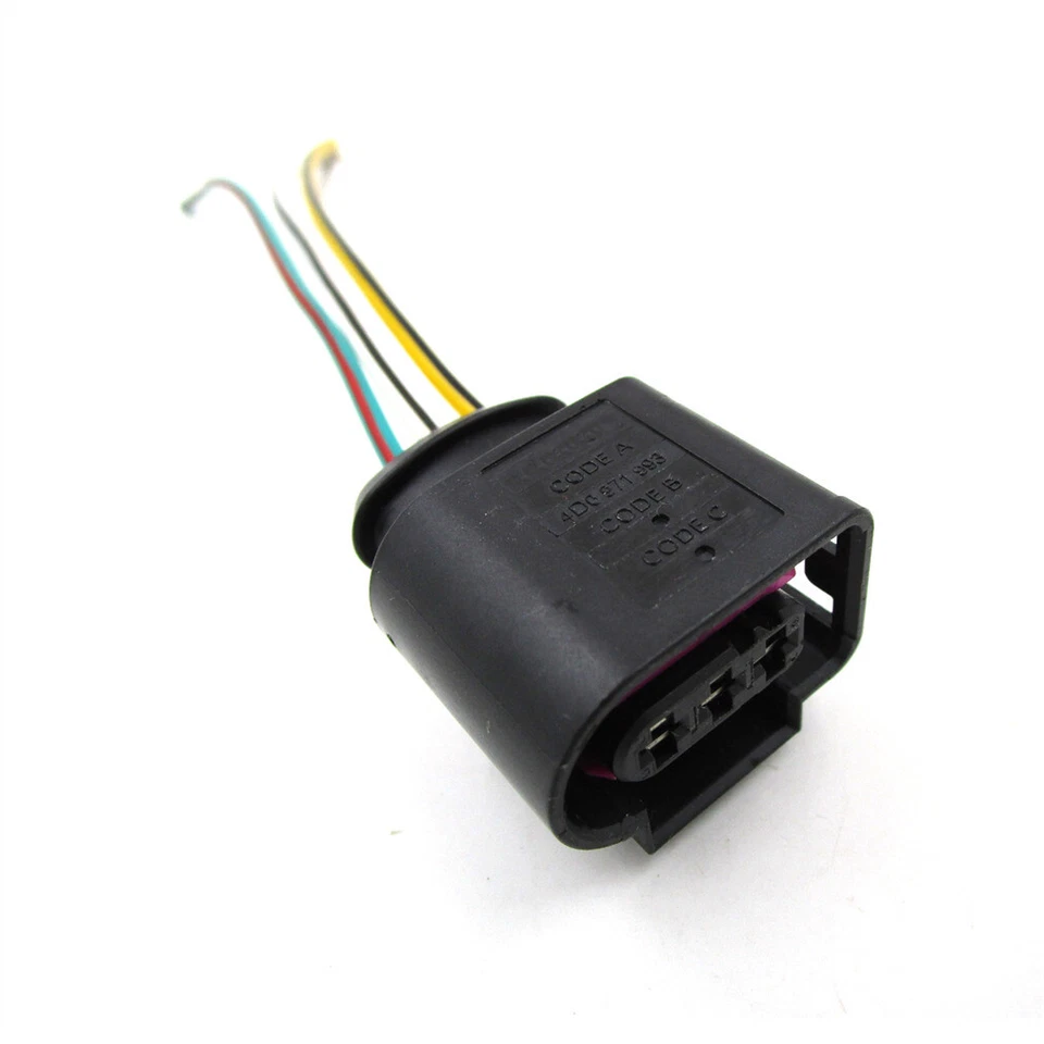 3 PIN Sensor Plug Connector For VW Audi Skoda 4D0971993 Foto 2 de 4