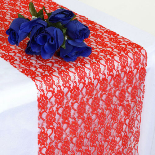 PACK of 25 Wedding 12" x 108" Lace Table Runner Party Venue banquet Decoration - Picture 15 of 29