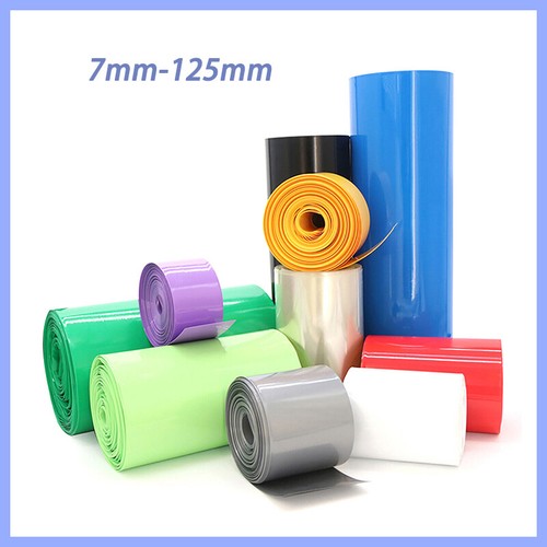 PVC Heat Shrink Tubing Wrap RC Battery Pack LiPO NiMH NiCd Sizes & Lens 7-125mm - Picture 1 of 9