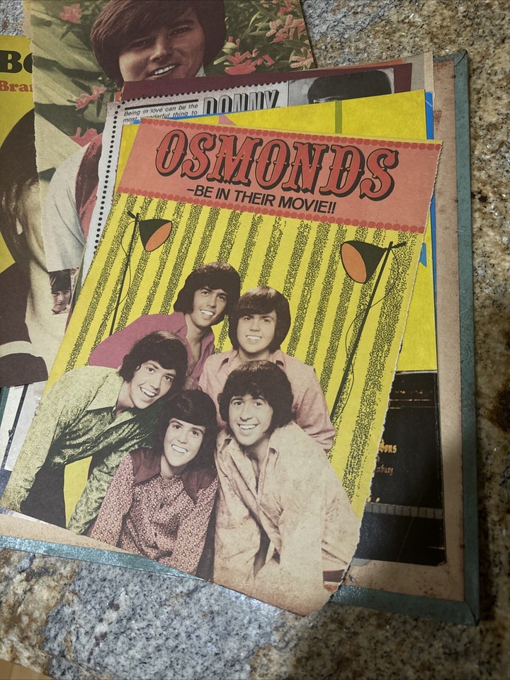 The Osmonds 1970s Fan made Scrapbook! Huge! David Cassidy Jackson 5