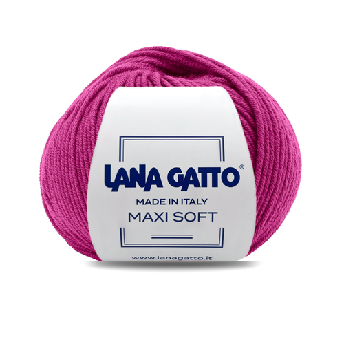 Merinowolle Lana Gatto Maxi Soft 100% Extrafeines Merino Garn 50 g auf 90 m - Bild 59 von 110