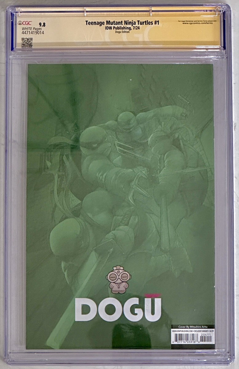 TEENAGE MUTANT NINJA TURTLES #1 SIGNED BY MITSUHIRO ARITA VARIANT