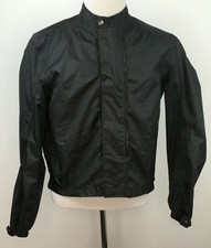 JOE ROCKET Youth Large Windbreaker Jacket Black Full-Zip Very Nice 