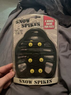 Schneespikes, passend für UK 4 bis 10. Nagelneu und versiegelt