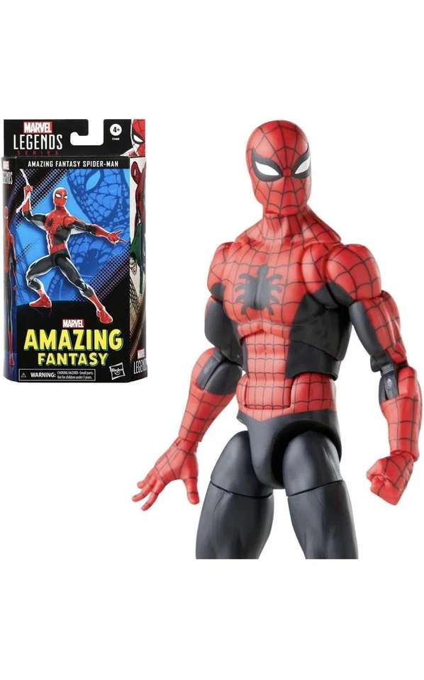 Spider-Man Marvel Legends 60th Anniversary Amazing Fantasy Spider-Man 6” Figure - Image 2 of 4