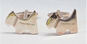 Scottish Terrier Tiffany & Co Men's Sterling Silver 925 CUFF LINKS