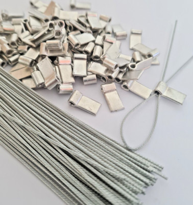 100x FLAGGE STROMZÄHLER SICHERHEITSSIEGEL & KABEL UK COMCOP/MOCOPA ZUGELASSEN