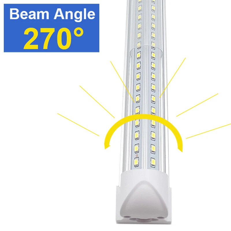 25Pack T8 8 FT Integrated Led Tube Light Bulbs 100W 8 Foot Led Shop Light 6500K - Image 3 of 4