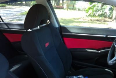 Jersey Door Inserts Compatible With 2006 2007 2008 2009 CIVIC SEDAN