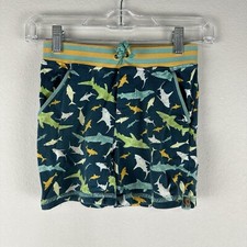 Matilda Jane Boys Blue Green Daydream with the Sharks Shorts Size 6