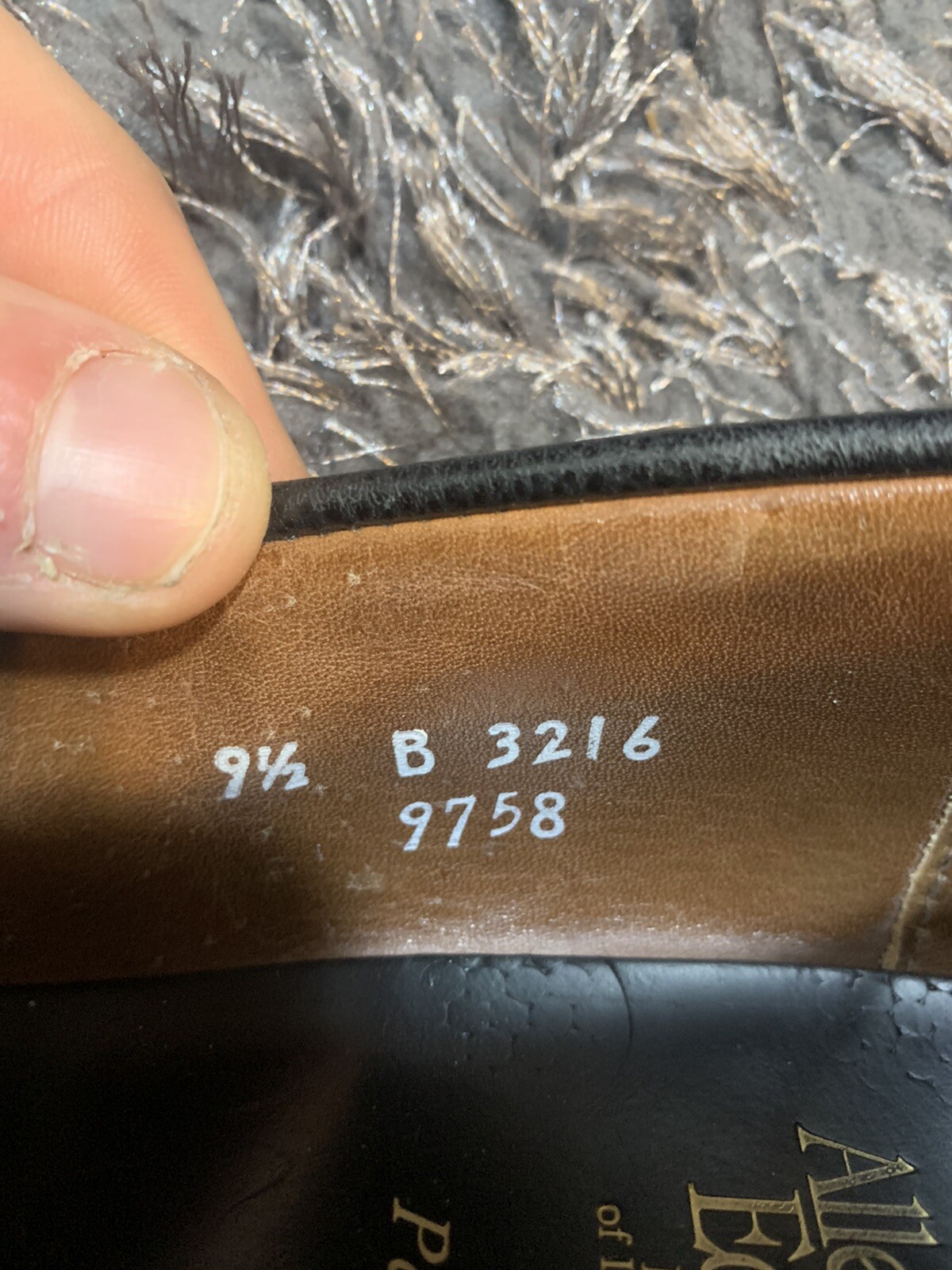 Allen Edmonds Parkland Mens Shoes Size 9.5 B Black Pebble Calf Strap ...