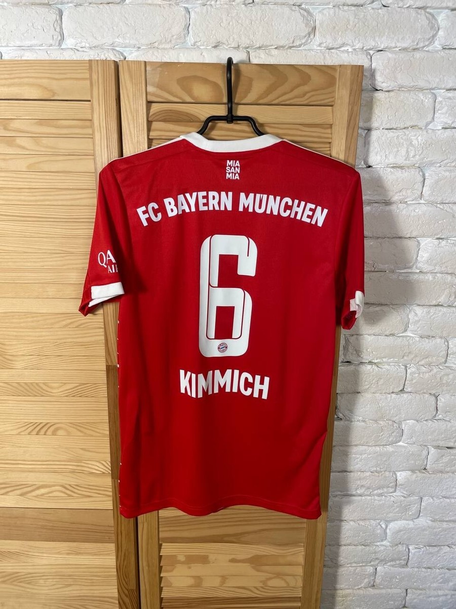 KIMMICH BAYERN MUNICH JERSEY HOME FOOTBALL SHIRT 2022 - 2023