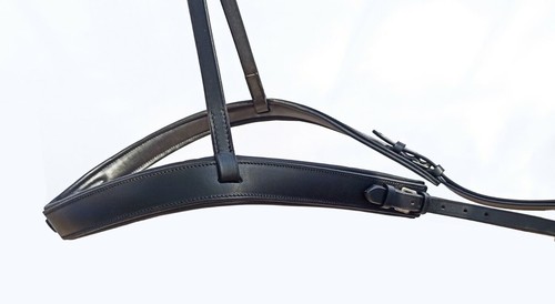 Soft Leather padded breastplate breast girth - Picture 7 of 10