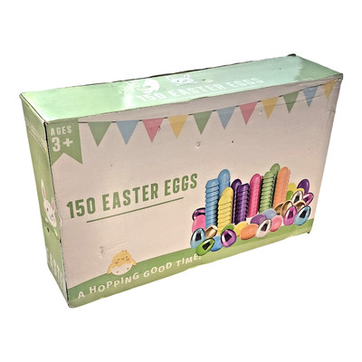 Colorful Fillable Plastic Eggs, Easter Eggs Hunts, Party Decoration (150 PCS)..
