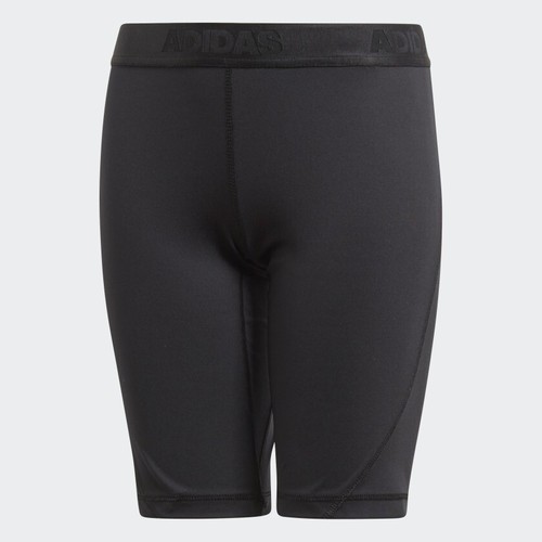 adidas Alphaskin Kids Compression Shorts Running Boys Childrens Base Layer Black