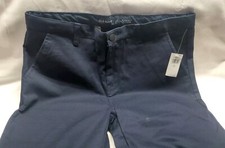 New Old Navy Pants 14 Plus Uniform 3 Pocket Built In Flex NAVY 26" inseam