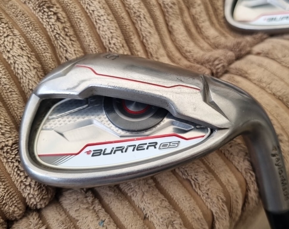 TaylorMade Burner OS Irons/6SW+AW/Regular Flex Steel Shafts eBay