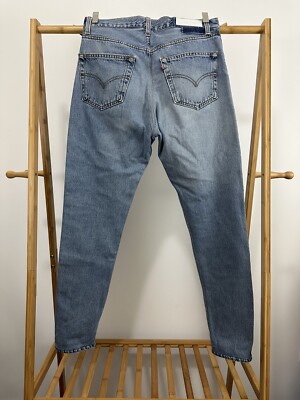 Levi's Redone Jeans 29 x 29.5 Blue Straight Ski Button Fly USA Made
