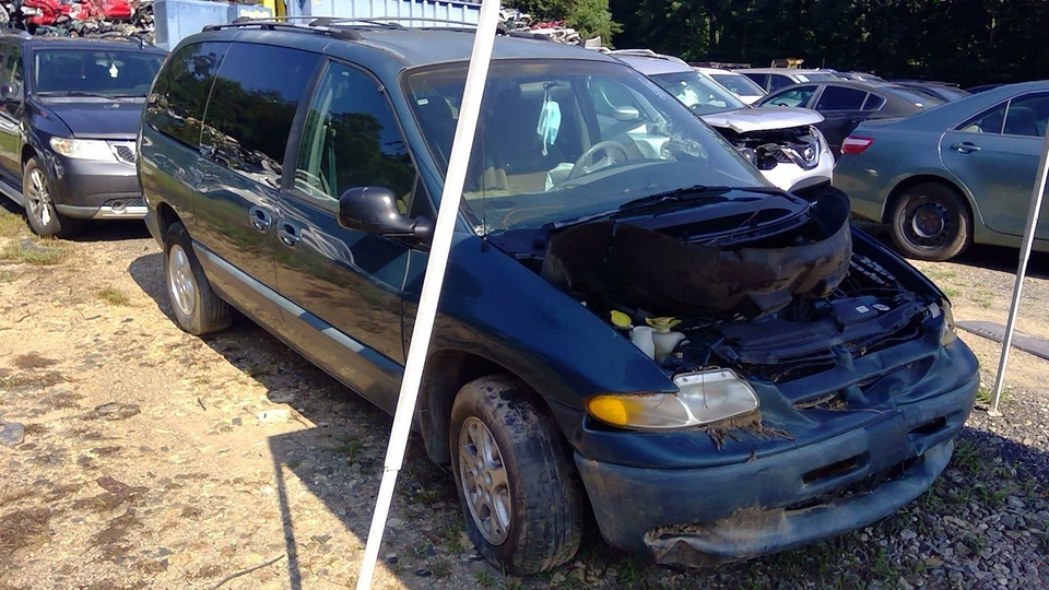 Dodge Caravan 1996-2000 calefacción aire acondicionado soplador motor (delantero) OEM 04882397 Foto 3 de 4