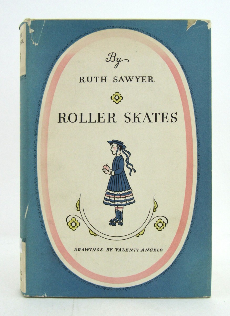 ROLLER SKATES Ruth Sawyer 2nd Printing Signed HBDJ Newbery Medal