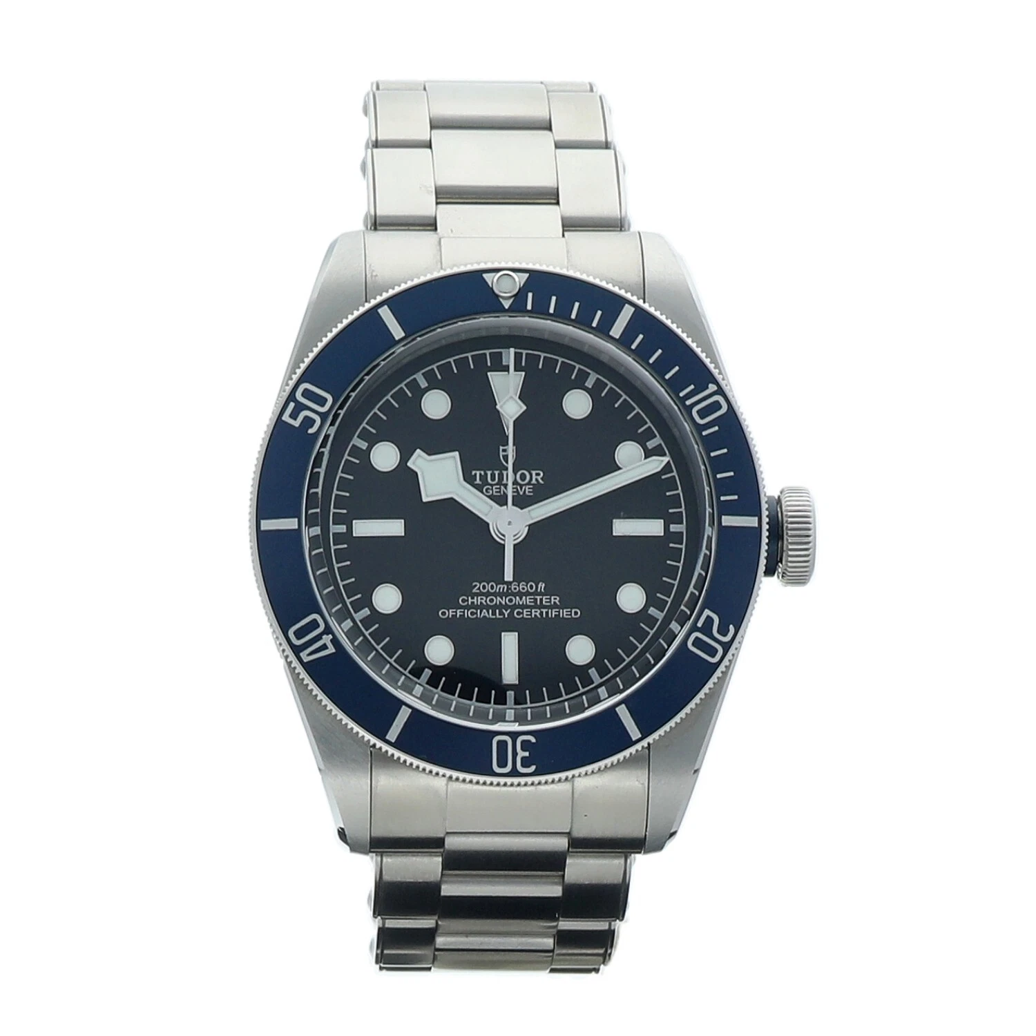 Orologio Uomo Automatico Tudor Heritage Black Bay 79230 41mm Acciaio Lunetta Nero Blu