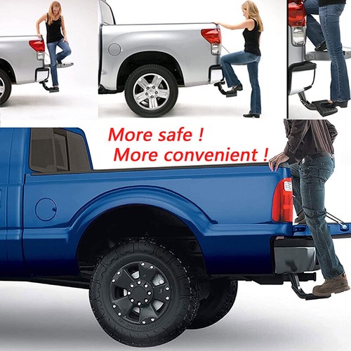 Parachoques trasero para Toyota Tundra 2022 2023 plataforma lateral escalón plataforma retráctil pedal paso - Imagen 2 de 11