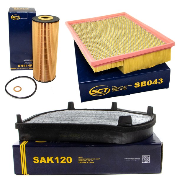 Inspektionspaket Filterset SCT FüR Mercedes E-Klasse T E200 E230 E280 E320 W210-image