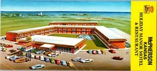 Holiday Manor Motel & Restaurant McPherson, Kansas Oversized Postcard