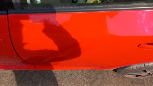 SEAT IBIZA ESTATE FR 2016 REAR DOOR N/S PASSENGER SIDE IN RED LS3H - Picture 10 of 16